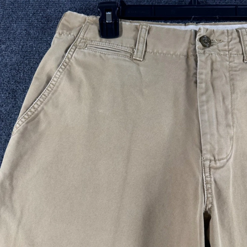 Banana Republic Chino Pants Mens 30/32 Khaki Tan Cotton Twill Straight Leg